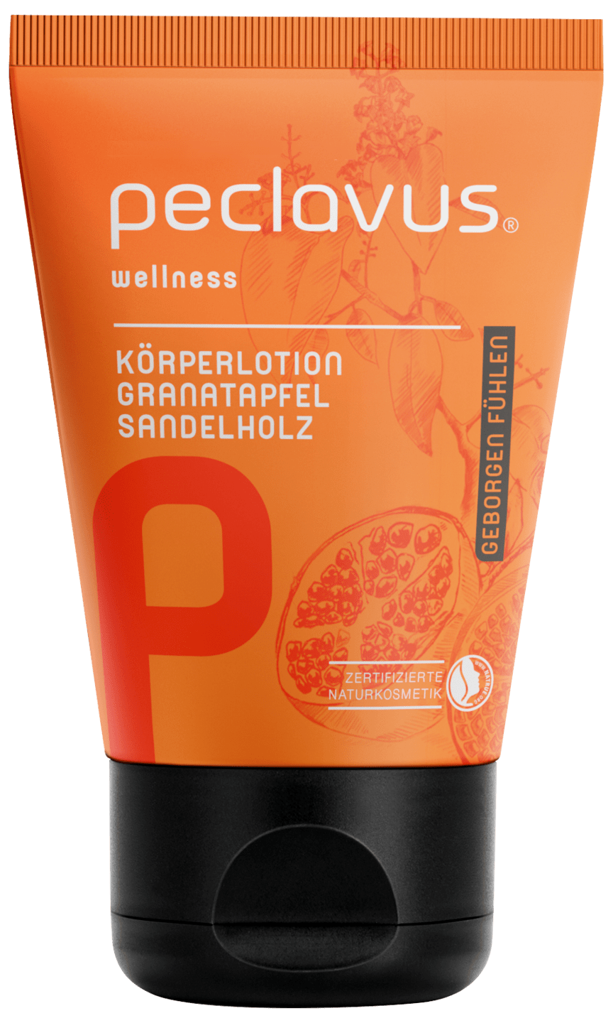 peclavus - Körperlotion Granatapfel Sandelholz, 30 ml