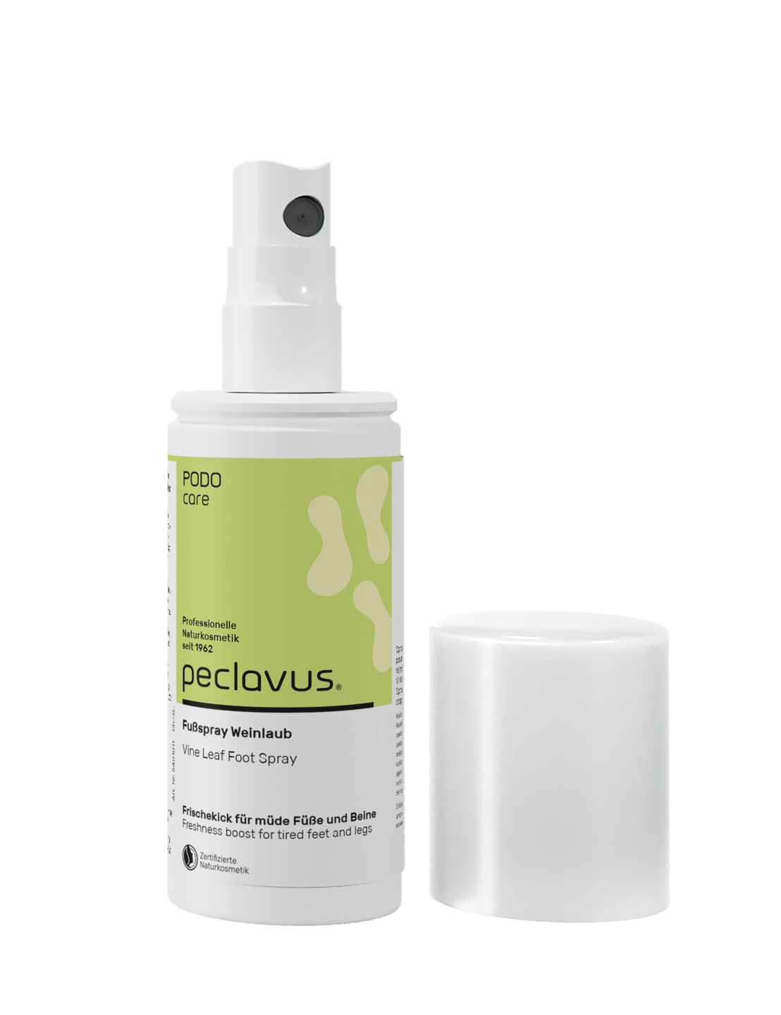 peclavus PODOcare Fußspray Weinlaub, müde Füße