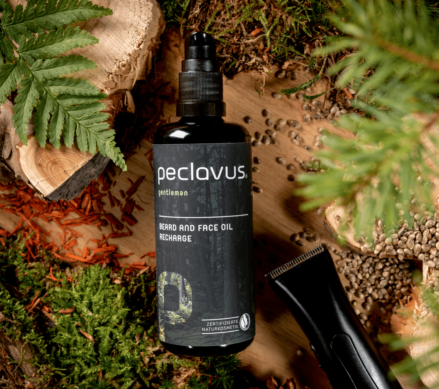 peclavus - Beard and Face Oil Recharge, 100 ml